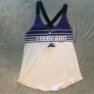 Colorado Rockies dri-fit sport tank top